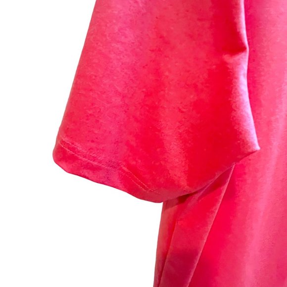 ADIDAS MEN'S GOLF SHORT SLEEVE SHIRT/ L / LT TOMATO RED - Picture 5 of 9